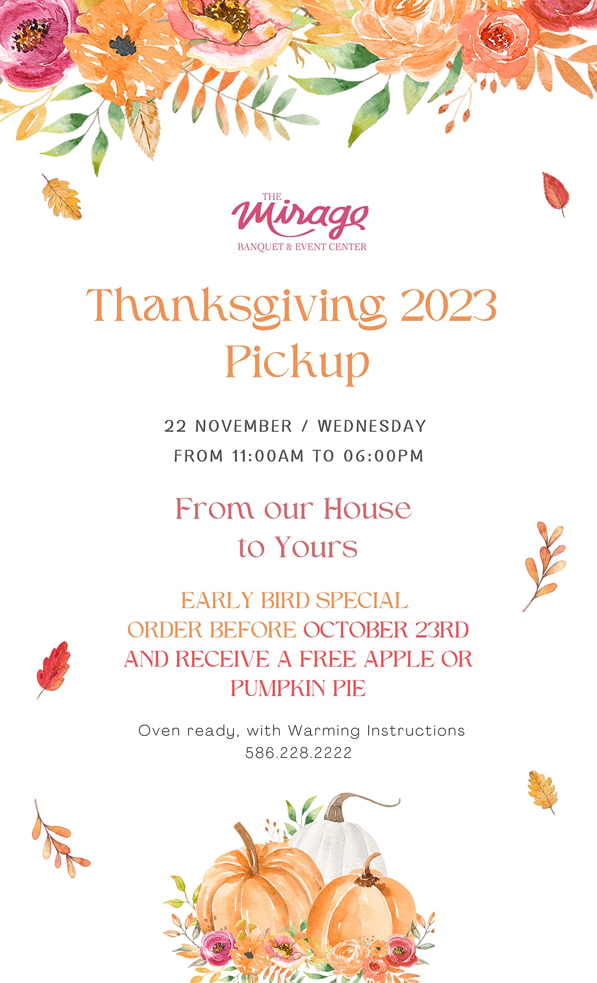 Thanksgiving 2023, Event Information